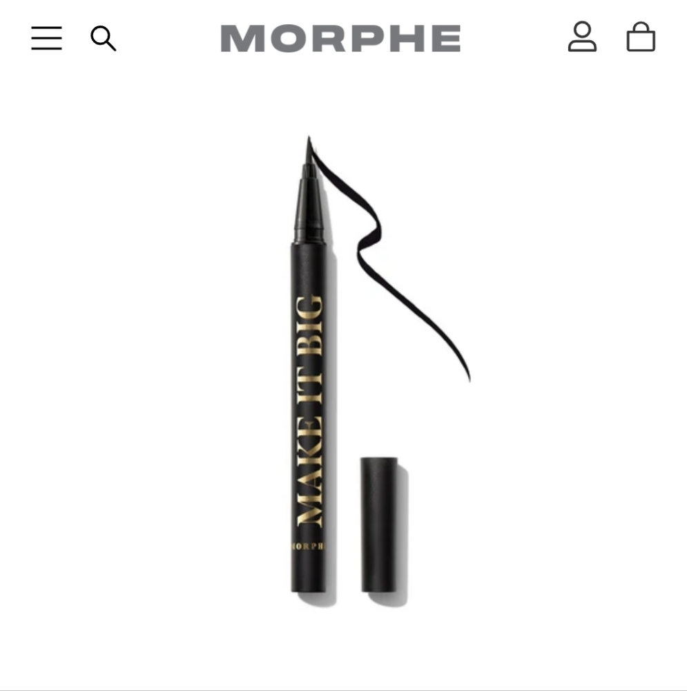 NWOT Morphe Make It Big Black Liquid Eyeliner